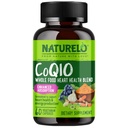 NATURALO Koko ruoka CoQ10 täydentää, 60 kasviskapselia, Heart Health Blend, Tehokas antioksidantti, CoQ10 100mg energiantuotantoon