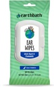 Earthbath Dog Ear Wipes - Gentle Dog Ear Cleaner, Paras lemmikkipyyhkeet koirille ja kissoille, Valmistettu USA:ssa, Julma-vapaa koira pyyhkeet, Pidä lemmikkisi korvat luonnollisesti puhdas & tulehdus ilmainen - 30 Count (1 Pack)