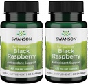 Swanson Musta vadelma - kasviperäisten täydentää edistää yleistä hyvinvointia tukea - luonnollinen lähde Flavonoids & C-vitamiini - (60 kapselia, 425 mg Each) (2 pakkaus)