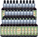 Yarrow (Achillea Millefolium) Glyseriitti, Luomukuivatut kukat Alkoholiton nesteuute (Brandin nimi: HerbalTerra, ylpeästi valmistettu Yhdysvalloissa) 30x2 fl.oz (30x60 ml)