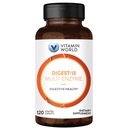 Maailman vitamiini Digest-13 Multi-Enzyme, 1010 mg Dgestive Enzymes Blend with Amylase, bromelain, Papain & Lipase for Digestion and Imeytyminen, Dgestive Enzymes for Bloating & Gas, 120 Caplets