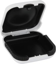 Kuulolaite tapauksessa Kova pieni splashproof 2,16"*2,04"*0,39" Tiivistetty sisätilojen 2 kuulolaitteet, ITE, RIC, CIC
