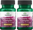 Swanson Hyaluronic Acid Complex 166 mg 60 kapselia (2 pakkaus)