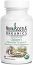 Nova Scotia Organics Lasten purutabletti C (30 purutablettia); Certified Organic; Vegan, Organic Acerola Marjat