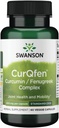 Swanson Controlled Release Curqfen Curcumin / Fenugreek Complex 60 Veg kapselia