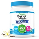 Orgain Organic Vegan Protein Powder + Kauramaito, vaniljapapu - 20g Kasvipohjainen proteiini, gluteeniton, ei maito, soija tai laktoosi Ainesosat, vähäsokerinen, ei-GMO, Kosher, Shakes & Smoothies - 1.05lb