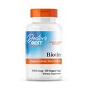 Lääkärin paras biotiini tukee hiuksia, ihoa, kynsiä, Boost Energy, Hermosto, ei-GMO, Vegan, Gluteeniton, 120 kreivi