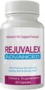 Rejuvalex Advanced hiusten kasvua Formula - ainutlaatuinen täydentää vitamiineja ja kivennäisaineita Biotiini - Gluteeniton 60 kapselia - hiukset Lash iho ja kynnet Erittäin vahvuus Formula kasvu Booste