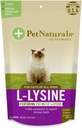 Pet Naturals of Vermont L-Lysine 60 Fun-Shaped Chews for Cats - 3 pakkaus