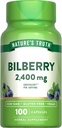 Nature's Truth Bilberry Extract Capsules ... 2400mg...