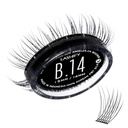 Lashify Bold 14mm Gossamer DIY silmäripsilaajennukset uudelleentäyttö, musta, helppo vääriä silmäripsiä luonnollinen ulkonäkö