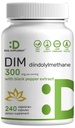 DIM Supplement 300mg, 240 Caps, 4 kuukautta Supply ... Estrogeenitasapaino miehille ja naisille...