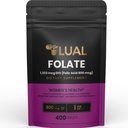 LUAL Folaatti täydentää naisten raskaus ... Acido Folico para Mujer Embarazada Folaatti Ravintolisä 1 333 mikrog DFE (foolihappo 800 mikrog) 400 Count