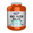 Now Foods Sports Nutrition, Whey Protein Isolate, 25 g BCAAs, Creamy Vanilla Powder, 5-Pound