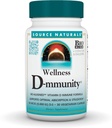 Source Naturals Wellness D-immunoproteiini, Bio-Aligned D-vitamiini, tukee optimaalista absorbaatiota ja käyttöä*, 125 mikrog (5 000 IU) D-3-30 kasvissyöjäkapselit