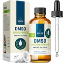 WoldoHealth DMSO 99, 9% Pharmaceutical Grade - FT- IR Varmennettu dimetyylisulfoksidi, alhainen Odor liuotin lasipullossa Precision Dropper (3, 38 oz)