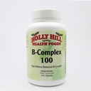 Holly Hill Health Foods, B Complex 100 kasvisruokaa Formula, 100 tablettia