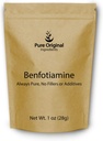 Puhdistusaineet Benfotiamiini (1 oz) Aina puhdas, ei täyteaineita tai lisäaineita
