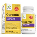 Terry Luonnollisesti Curamin Nighttime - Curcumin & DLPA Kapselin täydennysosa - ei-GMO- täydentää tukea Terve uni & rentoutuminen - kasviperäisten täydentää melatoniini - 60 kapselia