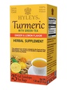 Hyleys Inkivääri Turmeric Tea Sitruuna Maku - 25 teepussia (6 pakkaus - 150 teepussia yhteensä) - wellness kasviperäisten täydentää Vihreä tee