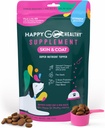 Skin & Coat Lisäravinteet koirille Koiran kutina Skin Right Rich in Omega 3 Kaikki luonnolliset ainesosat Maku Kibble Dog Food Topper 60 Count Pack