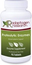 Proteolyyttiset Entsyymit Laaja systeeminen tuki ... Kasvissyöjä Blend with Serratia Peptidaasi & bromelain for Digestion, Source from Papaya & Ananas, 90 Enteric coated Tablets