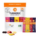 Zyn Electrolyte Drink Mix Hydration Packets, Electrolyytit Powder, Hydration Packets w/Turmeeric Curcumiini, C-vitamiini ja D, Sinkki, Hydrate Electrolyte Powder Packets for Wellness, Variety Pack of 16