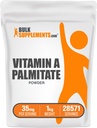 BulkSupplements.com A-vitamiini Palmitaattijauhe - kuten Retinol Palmitaatti, A-vitamiini täydentää immuuni- ja silmätuki - Gluteeniton, 35 mg per annos, 1 kg (2,2 lbs) (Pakkaus 1)