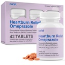 Curist Omeprazole 20 mg tabletit - 42 kreivi Viivästynyt tabletti - Acid Reflux Medicine for Heathburn Relief