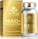 120 kapselia NAD+ täydennysosa 1000 mg - True NAD+ & Resveratrol, NMN Vaihtoehto anti-aging