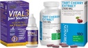 Bronson Vital 3 Joint Solution® Kliinisesti todistettu nestemäinen polvi Relief Supplement Tart Cherry Extract 2500 mg kasvissyöjä kapselit
