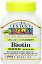 Biotiini 5000 Mcg kapselia, 330 (kolmessa pullossa) / Biotine 5000 Mcg kapselia, 330 (En 3 bouteilles)