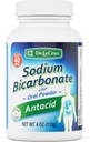 De La Cruz Pure Sodium Bicarbonate - USP Grade Bicarbonate of Soda ... 100% Pure Baking Soda Aluminum Free Antasidi Powder for Heathburn & Facilities - Pakkaus Yhdysvalloissa, 4 OZ.
