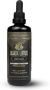Musta Lotus Pure Shilajit Hartsi Liquid Tincture, 100 ml, 100% Pure Natural Shilajit miehille & naisille Aminohappoja, 175 mg Fulvic Acid, 85 Ionic Trace Minerals, varten Immuuni tuki, Focus, energia