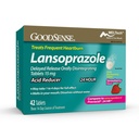 GoodSense Lansopratsoli Viivästynyt vapautuminen Suun kautta hajoavat tabletit 15 mg, happojen reduktori, mansikkamaku, 42