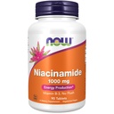 Now Foods Supplements, Niacinamide (Vitamin B-3) 1000 mg, energian tuotanto*, 90 tablettia, valkoinen, valkoinen