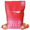 XEELA Plant Based Vegan Protein Powder - Independently Tested - 25g High Protein, Pea Protein for Men & Women - Vitamiinit & Minerals, Non GMO, Dairy & Gluteenittomat, LowCarb & LowFat (Strawberry Cake)