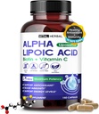 VITAL HERBAL Liposomal Alpha Lipoic Acid Biotiini, C-vitamiinin enimmäisteho - Tukee immuniteetti, energiatasot- valmistettu Yhdysvalloissa