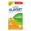Alavert Allergia 24 tunnin Relief, Citrus Burst Flavor, suun kautta hajoavia allergia tabletteja, ei-huokoinen antihistamiini, Loratadine 10 mg, 60