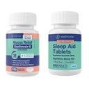 WELMATE Nighttime Wellness Bundle: Lima Relief Guaifenesin 600 mg Lima-apu (200 Ct) & Doxylamiini Succinate 25 mg uniapu (200 Ct) .