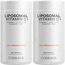 Koodi Liposomaalinen C-vitamiini 1500 mg sinkki, vanilja, sitrushedelmät Bioflavonoidit Greippi, sitruuna, appelsiinijauhe, Quercetin & Rose HIPS Hedelmät ... Vegaani täydennysosa - ei-GMO, vegaaniset pillerit - 2 pakkaus