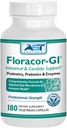 Floracor-GI Candida Cleanse, Probiootti ja Enzyme Support Formula 180 kapselia