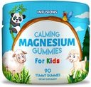 Infuusiot Rauhallinen Magnesium Gummies lapsille 90 Count - Terve lihaksisto luut energia Tuki pehmeä ja herkullinen vegaaninen ystävä & ei-GMO