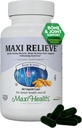 Maxi Health Relieve Joint Support Supplement with Turmeric and Boswellia Serrata, Quick-Acting Support Jälkeen liikunta, kasvissyöjä ei-GMO Bone & Joint Health Supplement for Men & Women, 60 kapselia