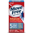 Move Free Advanced Plus MSM ja D3-vitamiini, 80 tablettia - Joint Health Supplement with Glukosamiini ja kondroitin (Pack of 3)