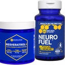 NeuroFuel & Resveratrol+ Supplement Bundle - tukee keskittymistä, muistia ja terveitä aivoja* - 135 kapselia
