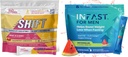 Real Ketones Väliaikainen Paasto Drink Mix Bundle laihtuminen Tuki Vadelma Sitruuna Siirry Electrolyyttejä & Väliaikainen Paasto Electrolyyttejä miesten kanssa BHB eksogeeninen Ketones (30 kreivi Each)