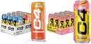 C4 Energy & Smart Energy Drinks Variety Pack, Sokeriton Pre workout Suorituskyky Drink & C4 Energy Drink, STARBURST Strawberry, Carbonated Sugar Free Pre workout Suorituskyky juoma