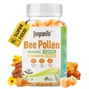 Bee Pollen 1000mg Sokerittomia Gummies, w/Fenugreek, Royal Jelly, Propolis, Organic Bee Pollen Chewable Supplement for Women, Rikas E-vitamiini, Immuniteetti & ihonhoito, 60 kreiviä