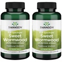 Swanson Sweet Wormwood - voi edistää GI Gut Health, Microbial Balance & Ruoansulatuskanavan tuki - Herbal täydentää Artemisin - (90 kapselia, 425 mg Each) 2 pakkaus